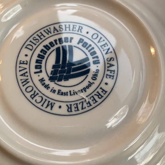 Longaberger pottery cup & saucer set - Picture 5 of 6